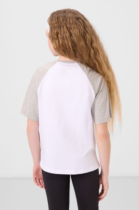 T-shirt met ronde hals, tekstprint en relaxte pasvorm - Image 5