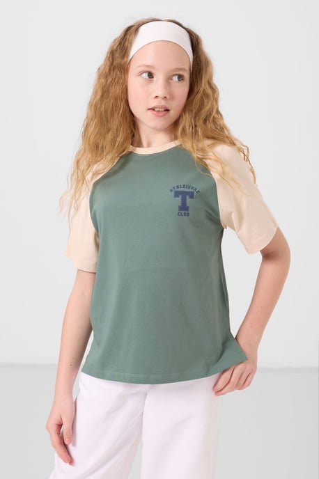 T-shirt met ronde hals, tekstprint en relaxed fit - Image 3