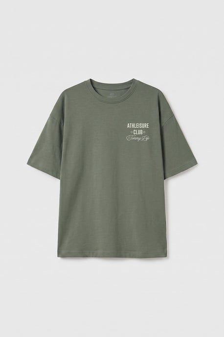 T-shirt met korte mouwen en ronde hals - Image 1