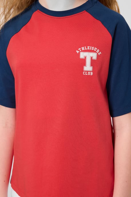 T-shirt met ronde hals, tekstopdruk en relaxed fit - Image 3