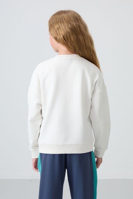 Sweatshirt van katoenmix - Image 5