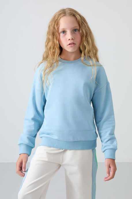 Sweatshirt van katoenmix - Image 4