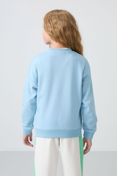 Sweatshirt van katoenmix - Image 5