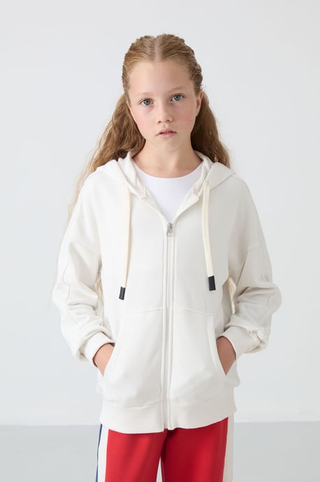 Sweatshirt van katoen en polyester - Image 2