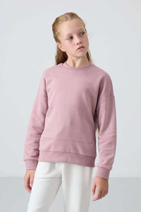 Sweater van katoenmix - Image 1