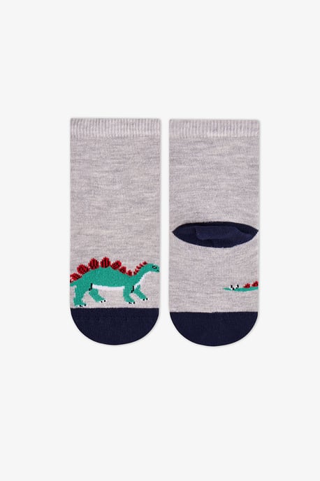 Dino Bite Katoenen enkelsokken, 4-pack - Image 4