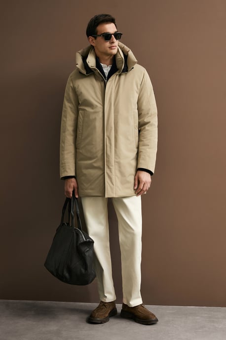 LUFIAN Heren Parka met Capuchon en Ganzendons - Image 4