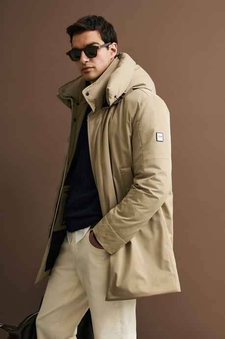 LUFIAN Heren Parka met Capuchon en Ganzendons - Image 5