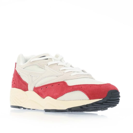 Men's Mizuno Contender Trainers in White red - Image 2