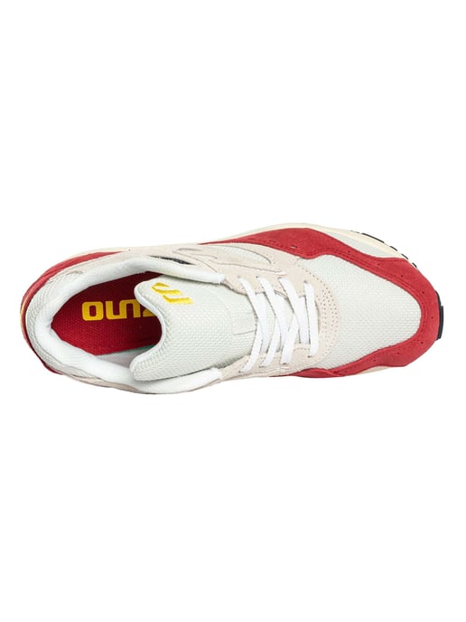 Men's Mizuno Contender Trainers in White red - Image 6