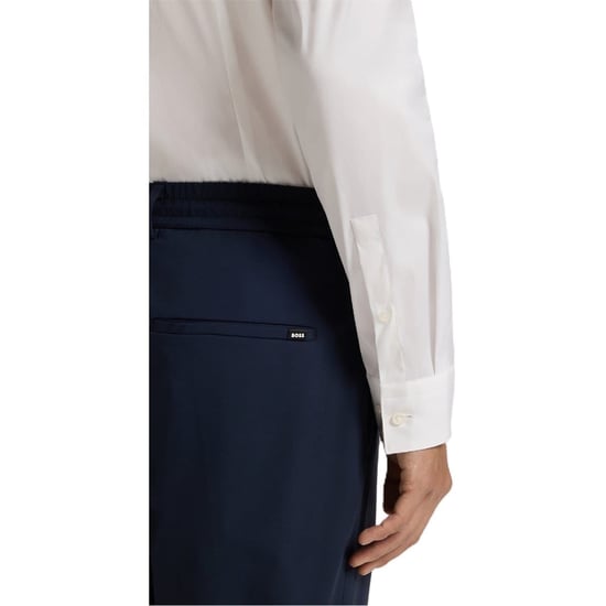 Boss Oxford overhemd voor heren met kentkraag, lange mouwen en regular fit in wit - Image 4