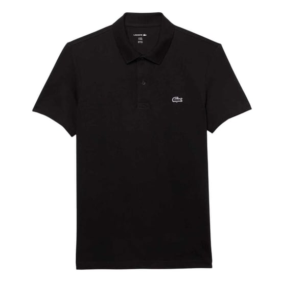 Lacoste Herenpolo met logo op de borst, reguliere pasvorm (Zwart) - Image 2