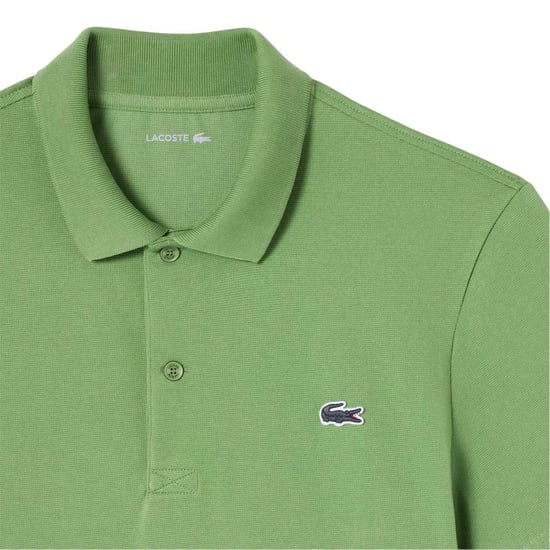 Lacoste Herenpolo met logo op de borst, reguliere pasvorm (Groen) - Image 4