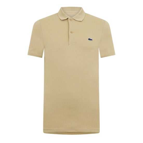 Lacoste Herenpolo met logo op de borst, reguliere pasvorm (Beige) - Image 2