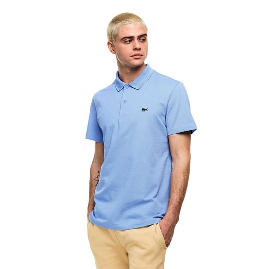 Lacoste Herenpolo met logo op de borst, reguliere pasvorm (Blauw) - Image 4