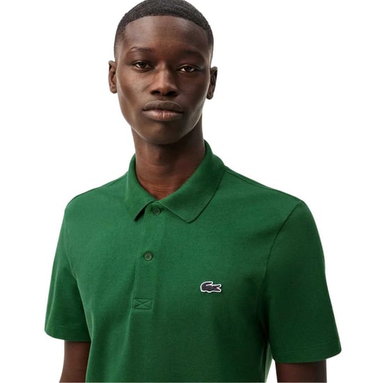 Lacoste Herenpolo met logo op de borst, reguliere pasvorm (Groen) - Image 4