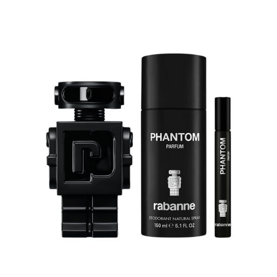 Paco Rabanne Phantom Parfum Kerstcadeauset (Parfum Spray 100ml + Deodorant Spray 150ml + Parfum 10ml) - Image 2