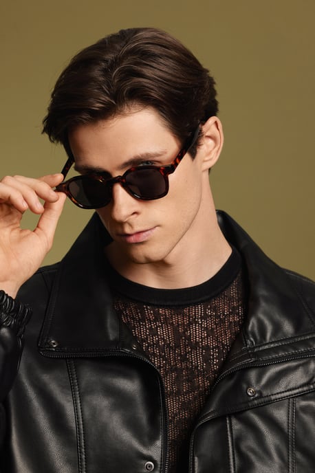 Marc Lauder zonnebril met rode schildpadprint - Image 5