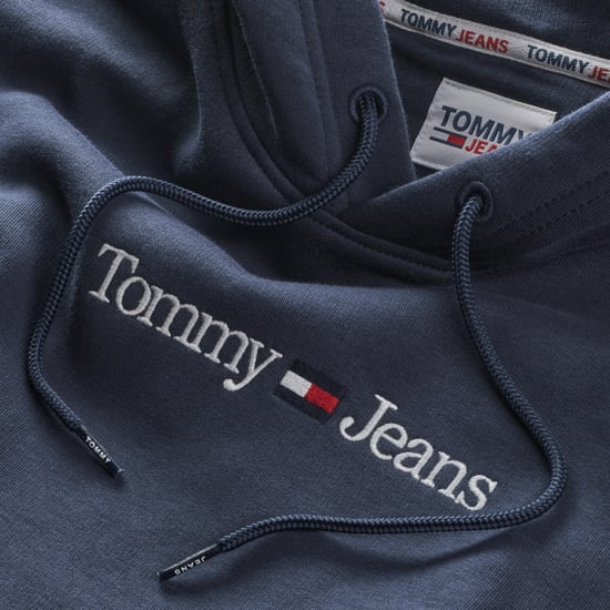 Tommy Jeans Hoody Reg Linear Hoodie Blauw - Image 3