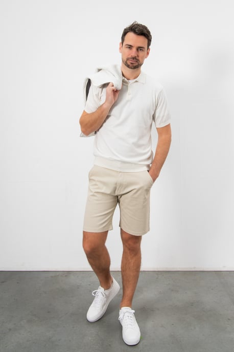 Cappuccino Italia Shorts Chino Short Beige Beige - Image 2