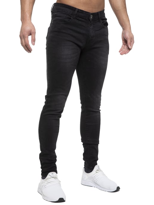 ETO Heren Slim Skinny Fit Stretch Jeans - Image 2