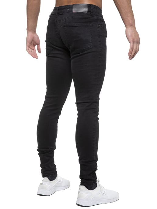 ETO Heren Slim Skinny Fit Stretch Jeans - Image 5