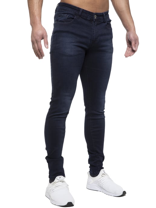 ETO Heren Slim Skinny Fit Stretch Jeans - Image 3