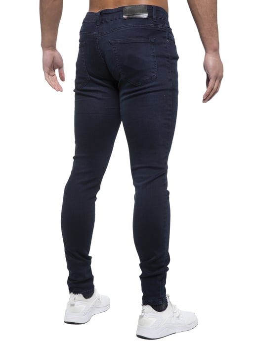 ETO Heren Slim Skinny Fit Stretch Jeans - Image 4