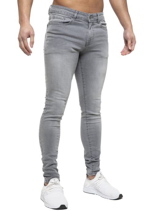 ETO Heren Slim Skinny Fit Stretch Jeans - Image 2