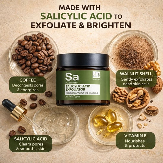 Dr. Botanicals Anti-aging exfoliant met salicylzuur, koffie, walnoot en vitamine E 60 ml - Image 5