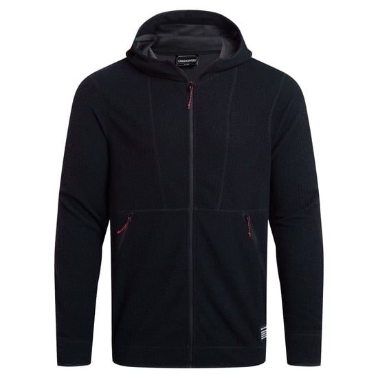 Craghoppers Heren Compresslite Capuchon Fleece Jacket (Zwart) - Image 2