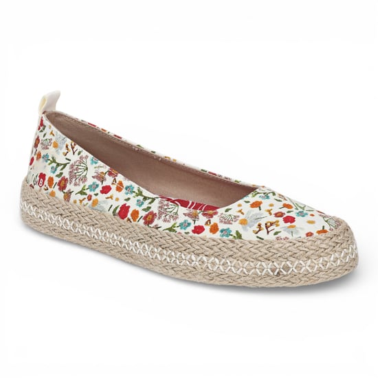 Blowfish Malibu Dames Bloemen Witte Ballet Ballerina Vrijetijdsschoenen - Benita - Image 4