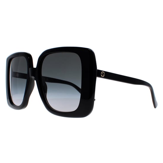 Gucci Vierkante Dames Zwart Grijs GG1314S - Image 2