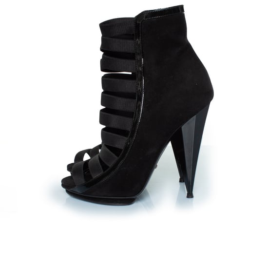 Gucci Olimpia sandalen van lakleer en suède bandjes - Image 2