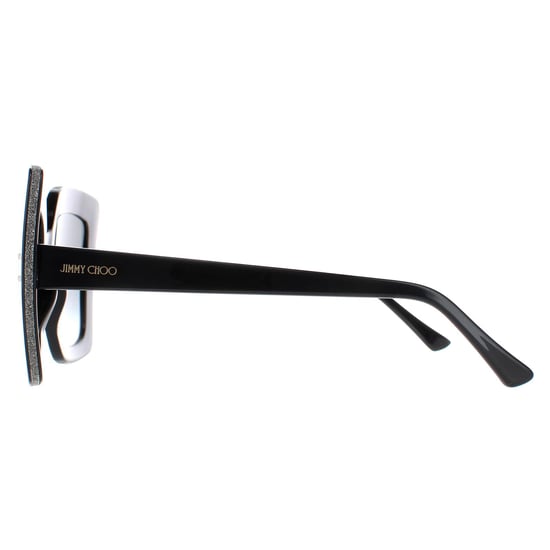 Jimmy Choo AURI/G/S 807 90 zwarte donkergrijze zonnebril met kleurverloop - Image 3