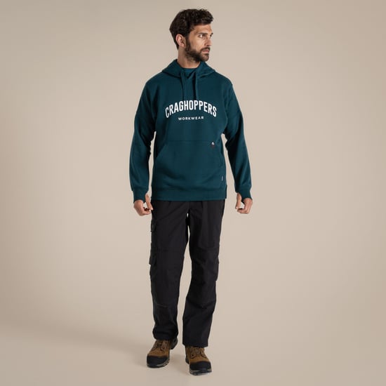 Craghoppers Heren Workwear Oulston Hoodie (Donker Egeïsch Blauw) - Image 1