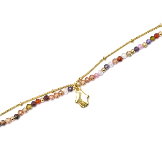 Luxenter Veelkleurige Kristallen Armband in 18K Geel Goud - Raxsu - Image 5