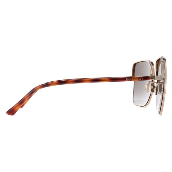 Jimmy Choo ALIANA/S 06J HA goud havana bruin gradiÃ«nt zonnebril - Image 4