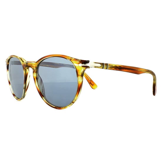 Persol Zonnebril 3152 9043/56 Bruin Gestreept Geel Blauw Anti-Glare - Image 2