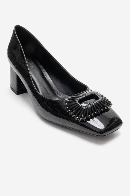 Velora Gesp Vierkante Neus Blokhak Pump (Dames) - Image 3