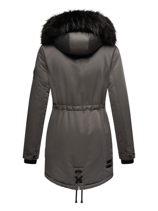 Navahoo Dames Winterjas Luluna-Princess – Warm, Stijlvol & Met Teddyvoering en Kunstbontkraag - Image 4
