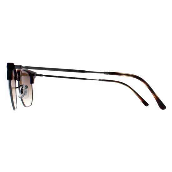Ray-Ban Vierkant Unisex Havana Bruin Gradiënt RB4416 New Clubmaster - Image 3