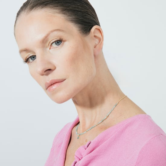 Luxeketting, metaallegering athat en amazoniet 18K vergulde afwerking - Image 4