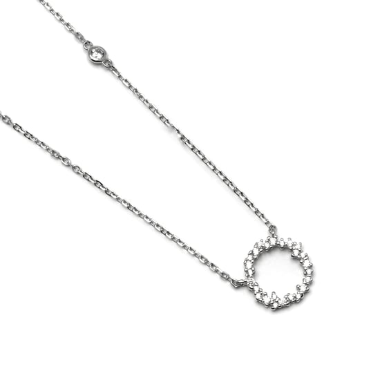 Luxenter Sterling zilveren 925 ketting met gerhodineerde briljant zirkonia - Thilak - Image 4