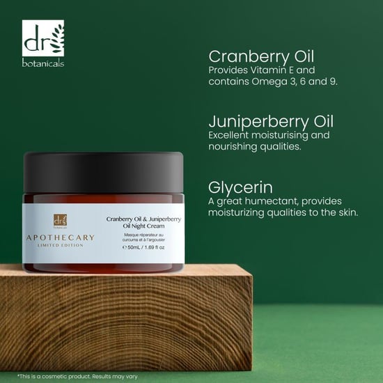 Dr. Botanicals Anti-aging nachtcrème met cranberry- en jeneverbesolie 50 ml - Image 2