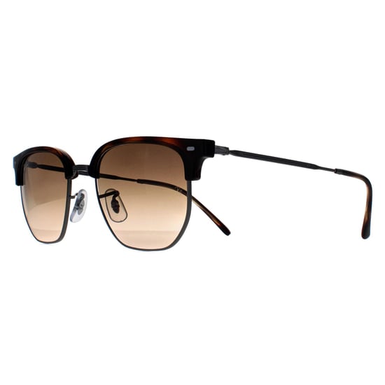 Ray-Ban Vierkant Unisex Havana Bruin Gradiënt RB4416 New Clubmaster - Image 2
