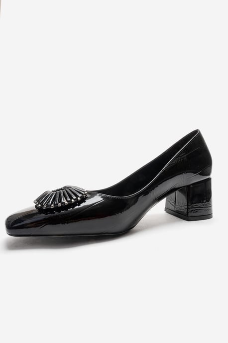 Velora Gesp Vierkante Neus Blokhak Pump (Dames) - Image 6