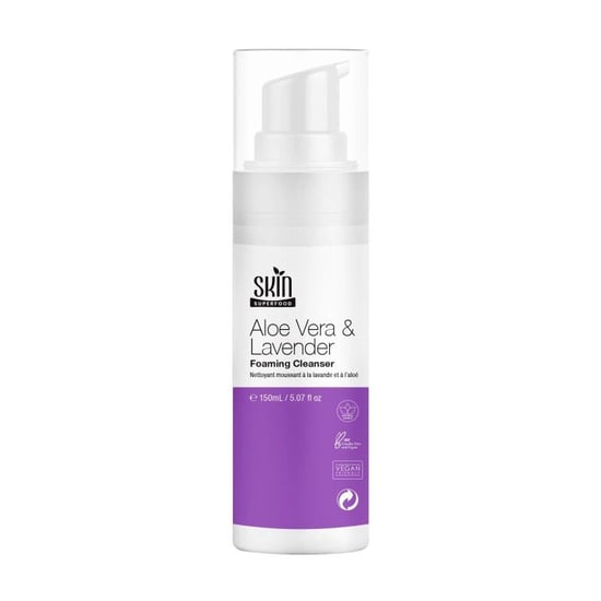 Skin Superfood Geavanceerde schuimende reiniger met aloë vera en lavendel tegen veroudering 150 ml - Image 4