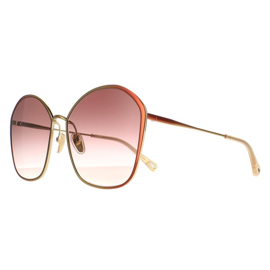 Chloe Square dames donkerbruine goud bruin gradiënt ch0015s - Image 2