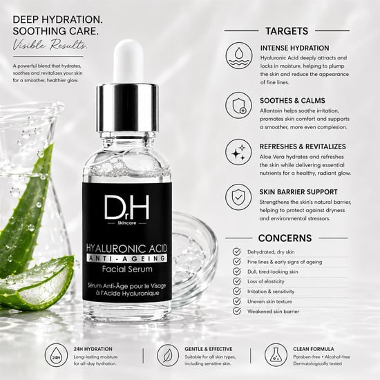 Dr H Anti-aging gezichtsserum met hyaluronzuur 30 ml - Image 5